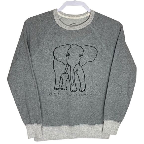 J Crew Sweatshirt XXS David Sheldrick Elephant Wildlife Trust Garments for Good - Picture 1 of 12